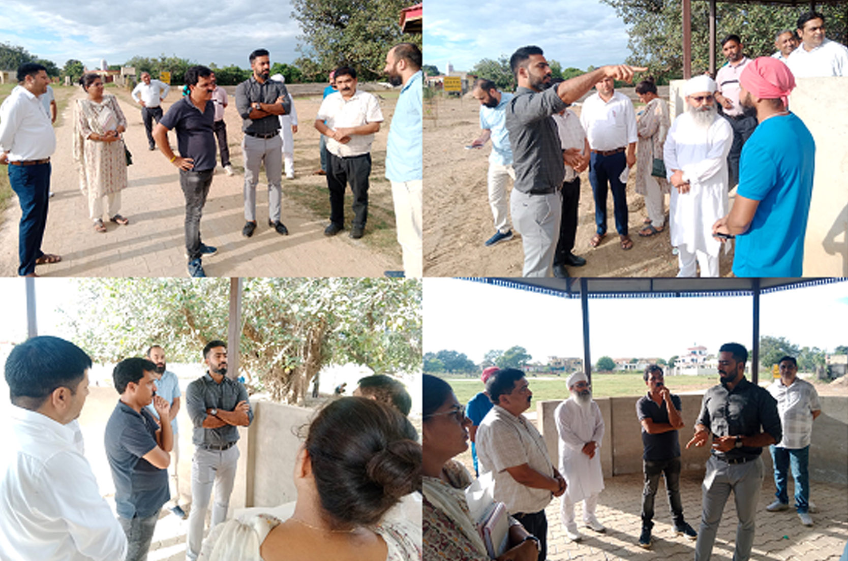 Deputy Commissioner inspected the beautification work of Pubowal pond